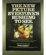 1976 Sony Trinitron Plus Television Ad - Rushing to See - $18.49