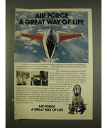 1976 U.S. Air Force Ad - Great Way of Life - £14.78 GBP