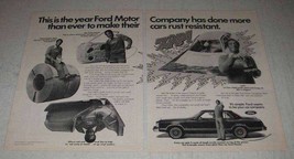 1977 2-page Ford Motor Company Ad - Bill Cosby - £14.55 GBP