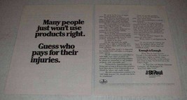 1977 2-pg. The St. Paul Insurance Ad - Won&#39;t Use Right - £14.76 GBP