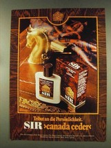 1977 4711 Sir Canada Ceder Cologne Ad - In German - £14.74 GBP