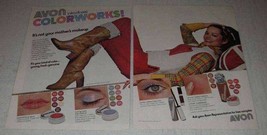 1977 Avon Colorworks Makeup Ad - £14.61 GBP