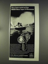 1977 Braun Macro Super 8 Movie Camera Ad - in German - £14.78 GBP
