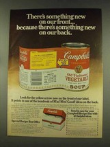 1977 Campbell's Old Fashioned Vegetable Soup Ad - £14.78 GBP