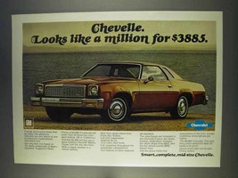 1977 Chevrolet Chevelle Ad - Looks Like a Million - £14.54 GBP