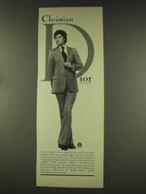 1977 Christian Dior Silver Grey Flannel Suit Ad - £14.73 GBP