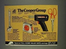 1977 Cooper Tool Ad - Crescent Wrench, Lufkin Tape - £14.57 GBP