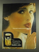 1977 Coty Nuance Perfume Ad - Capture Attention - $18.49