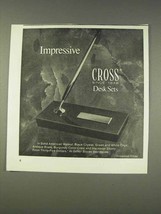 1977 Cross Desk Set Pen Ad - Impressive - £14.78 GBP