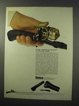 1977 Daiwa Minicast Gold Reel Ad - Thumbs-Up Drag - £14.78 GBP