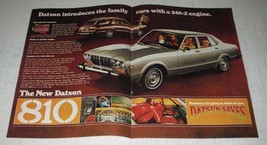 1977 Datsun 810 Sedan and Station Wagon Ad - $18.49