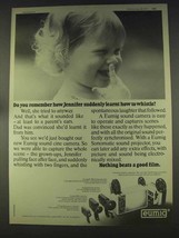1977 Eumig Movie Equipment Ad - How to Whistle - £14.78 GBP