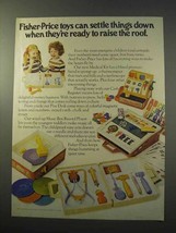 1977 Fisher-Price Toy Ad - Medical Kit, Cash Register - £13.82 GBP