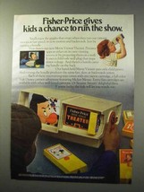 1977 Fisher-Price Movie Viewer Theater Ad - Run Show - £14.53 GBP