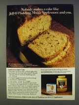 1977 Jell-O Pudding, Mott&#39;s Apple Sauce Ad - Spice Cake - £14.53 GBP