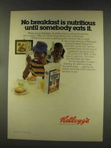 1977 Kellogg&#39;s Frosted Flakes Ad - Nutritious - £14.54 GBP