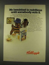 1977 Kellogg&#39;s Frosted Flakes Ad - Nutritious - £14.51 GBP