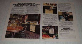 1977 KitchenAid Ad - Dishwasher, Trash Compactor - £14.57 GBP