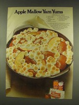 1977 Kraft Marshmallows & Royal Prince Yams Ad - Apple - $18.49