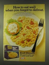 1977 Kraft Macaroni & Cheese Deluxe Dinner Ad, Eat Well - $18.49