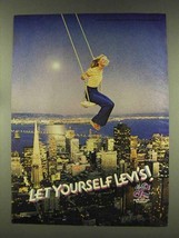 1977 Levi&#39;s Jeans Ad - Let Yourself - £14.78 GBP