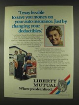 1977 Liberty Mutual Ad - I May Be Able To Save You - £14.55 GBP