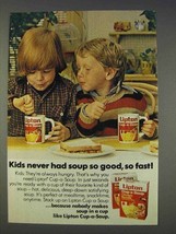 1977 Lipton Cup-A-Soup Ad - So Good So Fast - $18.49