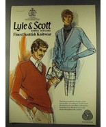 1977 Lyle &amp; Scott Scottish Knitwear Ad - £14.61 GBP