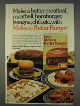 1977 Lipton Make a Better Burger Ad - Better Meatloaf - $18.49