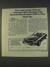 1977 Mercedes-Benz Car Ad - Shrewd Americans - £14.68 GBP