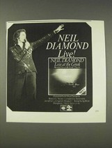 1977 Neil Diamond Love at the Greek Album Ad - £15.01 GBP