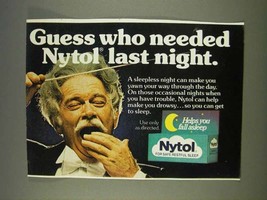 1977 Nytol Medicine Ad - Guess Who Needed - £14.54 GBP