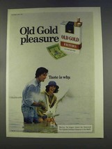 1977 Old Gold Cigarettes Ad - Pleasure - £14.54 GBP