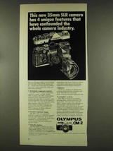 1977 Olympus OM-2 Camera Ad - 4 Unique Features - £14.46 GBP