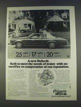 1977 Oldsmobile Delta 88 Ad - No Sacrifice Compromise - $18.49