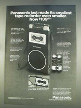 1977 Panasonic RQ-170S Micro Cassette Recorder Ad - £14.78 GBP