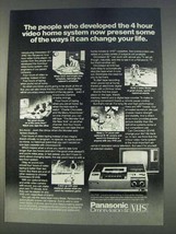 1977 Panasonic Omnivision IV VHS Player Ad - £14.78 GBP
