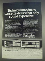 1977 Panasonic Technics Cassette Deck Ad - RS-630TUS - £14.78 GBP