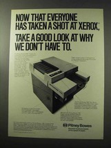 1977 Pitney Bowes PBC Copier Ad - A Shot at Xerox - $18.49