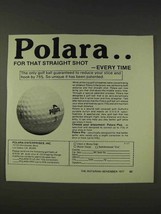 1977 Polara Golf Ball Ad - For That Straight Shot - $18.49