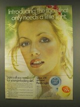 1977 Pond&#39;s Light Moisturizer and Cold Cream Ad - £14.53 GBP