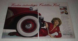1977 Revlon Cadillac Red Makeup Ad - £14.73 GBP