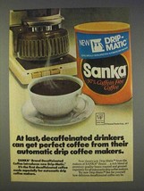 1977 Sanka Drip-Matic Coffee Ad - At Last - £14.78 GBP