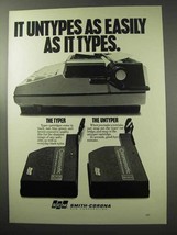 1977 SCM Smith-Corona Coronamatic Typewriter Ad - £14.55 GBP