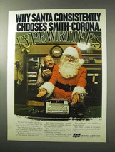 1977 SCM Smith-Corona Typewriter Ad - Santa Chooses - £14.57 GBP