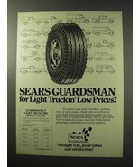 1977 Sears Guardsman LT Tire Ad - Light Truckin&#39; - £14.54 GBP