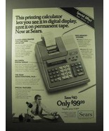 1977 Sears APF Mark 210 Calculator Ad - You See It - £14.78 GBP