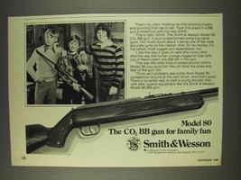 1977 Smith &amp; Wesson Model 80 BB Gun Ad - Family Fun - £14.73 GBP