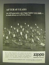 1977 Zippo Cigarette Lighters Ad - After 45 Years - £14.53 GBP