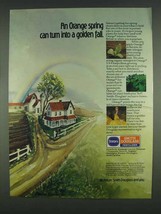 1978 Borden Smith Douglass Fertilizer Ad - Golden Fall - $18.49